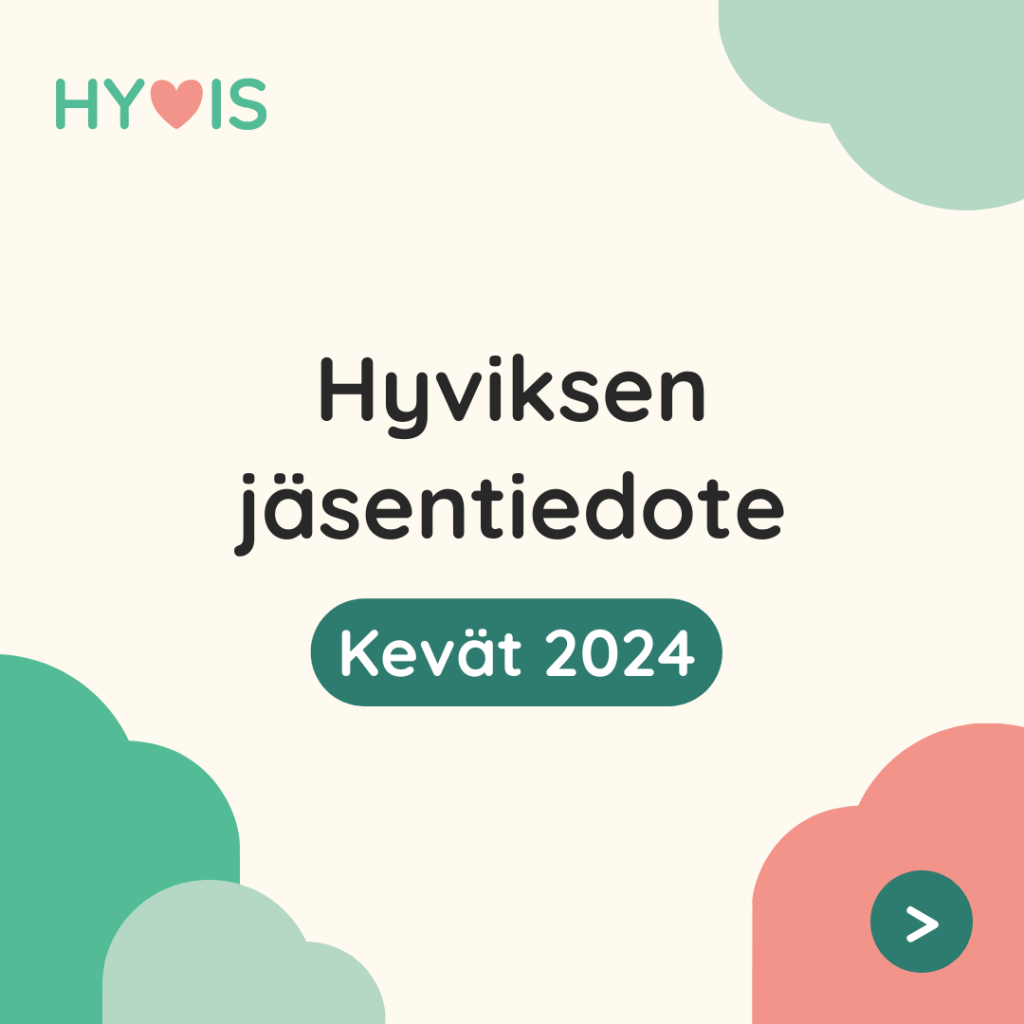 Esimerkki Hyvis Satakunta ry:lle tehdystä somepohjasta.