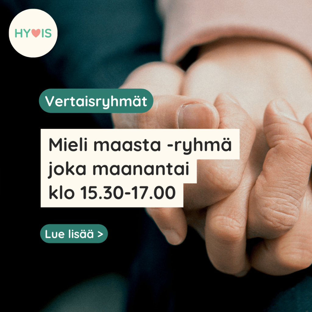 Esimerkki Hyvis Satakunta ry:lle tehdystä somepohjasta.