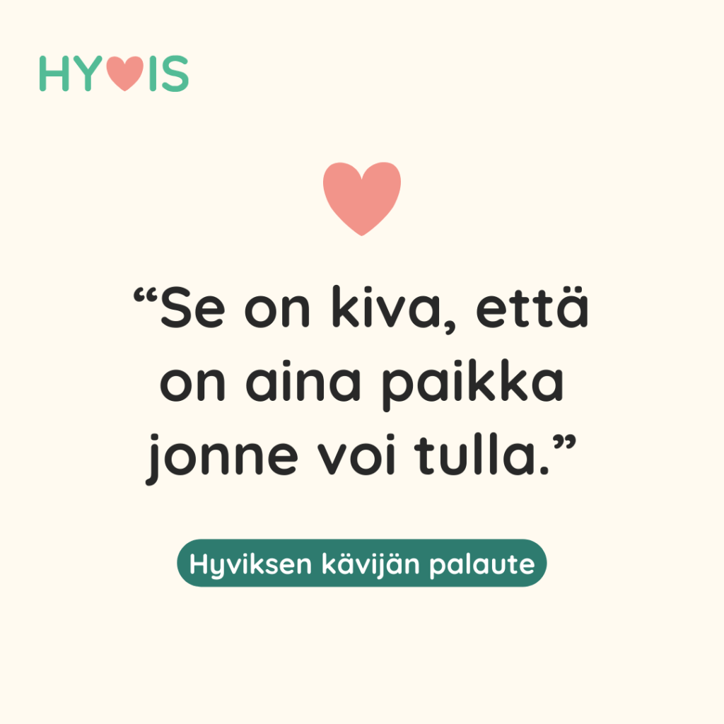 Esimerkki Hyvis Satakunta ry:lle tehdystä somepohjasta.
