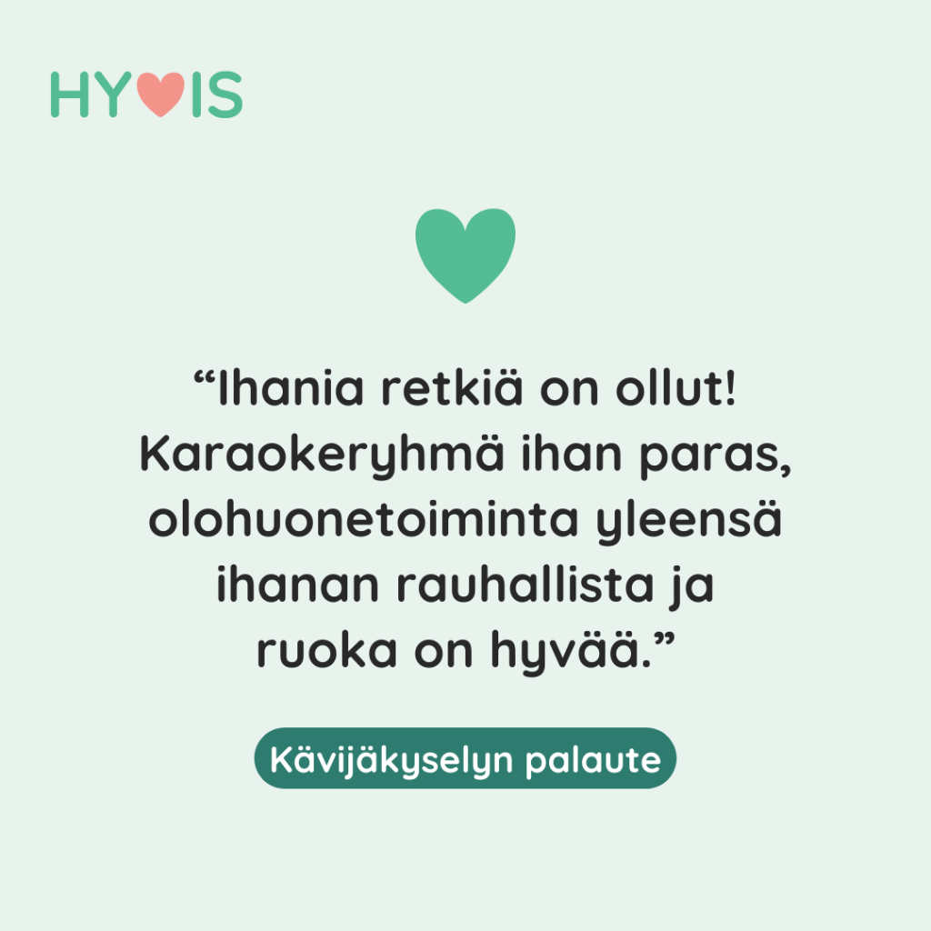 Esimerkki Hyvis Satakunta ry:lle tehdystä somepohjasta.