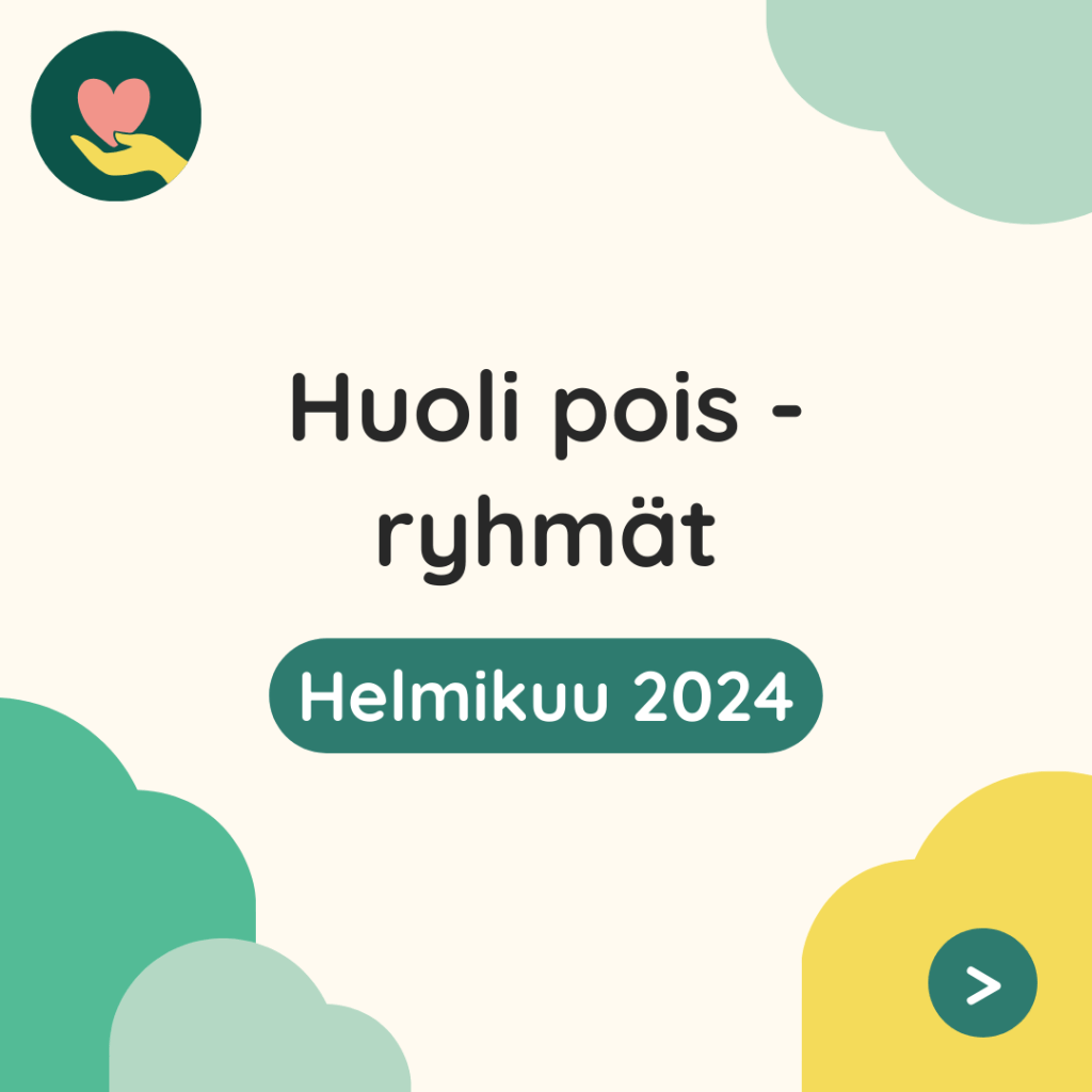 Esimerkki Hyvis Satakunta ry:n Huoli pois -hankkeelle tehdystä somepohjasta.